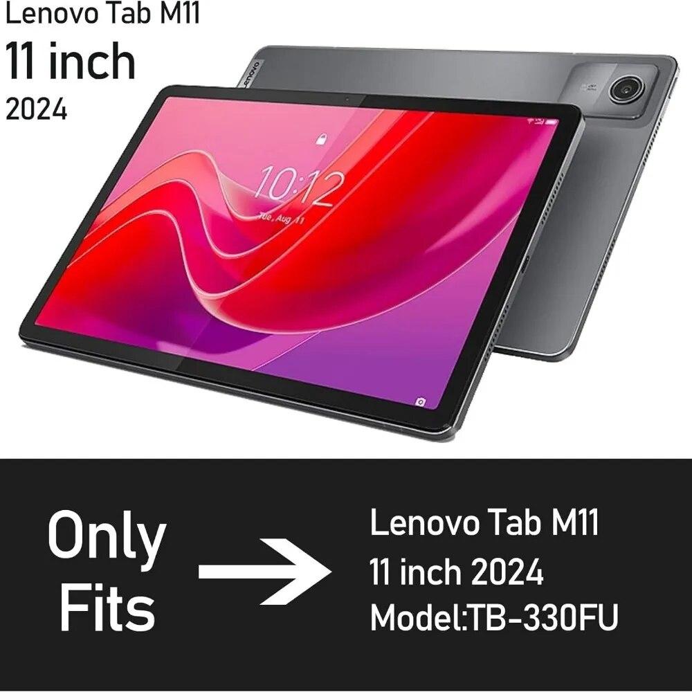Чехол для Lenovo Xiaoxin Pad 2024 TB331FC, 11 дюймов, вращающийся на 360 градусов чехол-книжка из искусственной кожи для Lenovo Tab M11 TB330FU, чехол