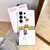 Мультяшный чехол для телефона S-Super M-MarioS Bros для Samsung S25,S24,S21,S22,S23,S30,Ultra,S20,Plus,Fe,Note,10,9,5G Прозрачная крышка