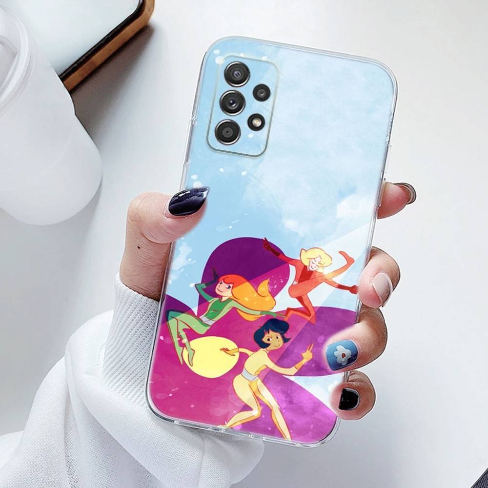 Чехол для телефона Totally Spies Силиконовый Для Samsung S30,23,21,22,20 FE lite,S10,9,PIus Note20ultra Мягкий Прозрачный