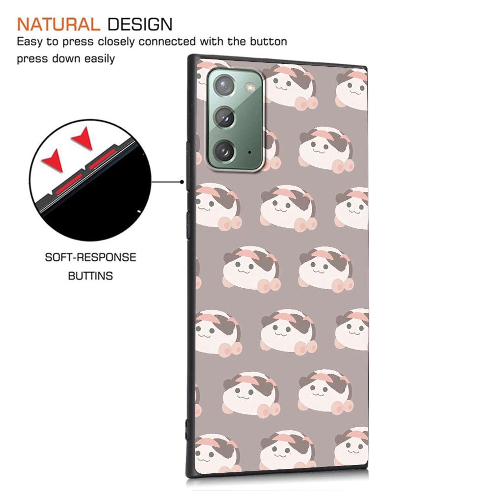 PUI PUI MOLCAR Милый чехол для Samsung Galaxy Note 20 Ultra 8 10 Lite 9 TPU Чехол для телефона Note 10 Plus Черный Мягкий чехол Funda Capa