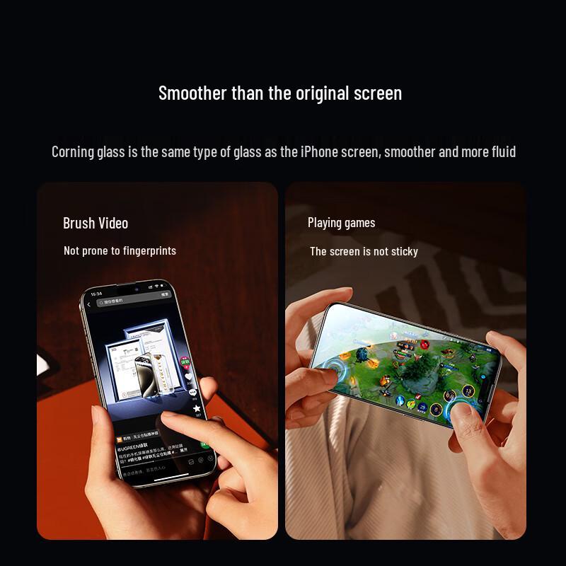 Ugreen Защитное стекло Corning для iPhone 15 Pro Max