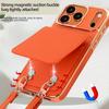 Кожаный чехол с текстурой личи для iPhone 17 16 15 14 13 Pro Max Air, многофункциональный, с магнитной застежкой, кошелек, сумка, подставка, длинный ремешок