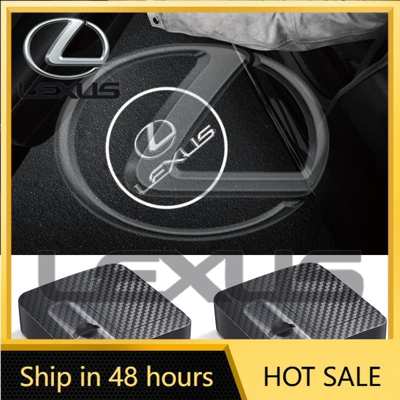2026 Hot Interior Stickers 1/2pcs LED Car Door Welcome Logo Light Projector Lamp For Lexus FSPORT LBX NX RX 350h 450h ES UX 300e