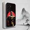 O-One P-Punch Anime Man Phone Case For Samsung S25,S24,S23,S22,S21,S20,S10,Ultra,Plus,Lite,FE,Soft Silicone Black Cover