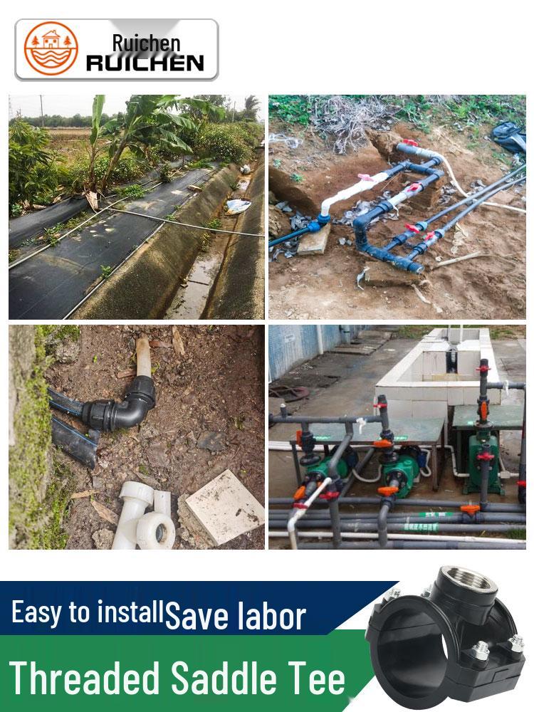 Нержавеющая сталь ПЭ внутренняя резьба переходник 25-110: Быстроразъемные седла для распределения воды и фитинги для аварийного ремонта