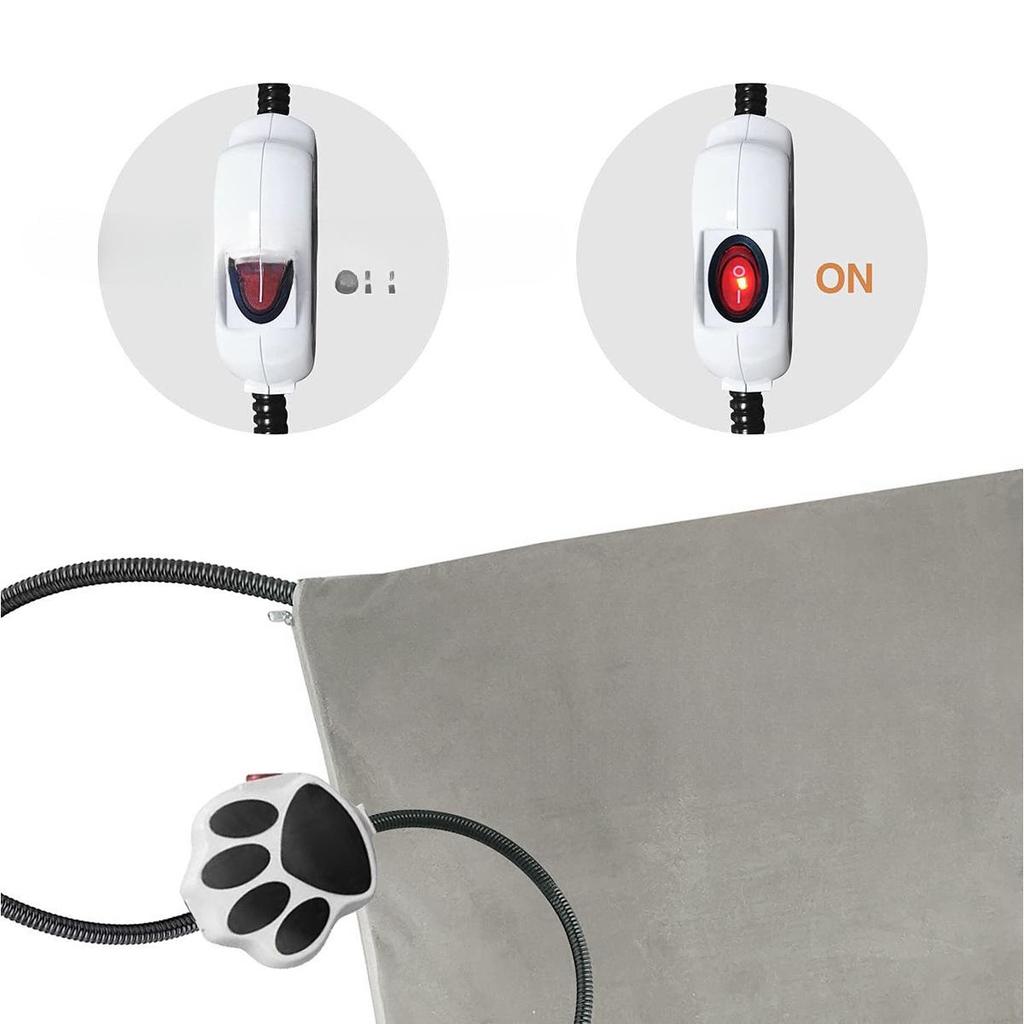 Водонепроницаемая электрическая грелка для питомцев с двумя тканевыми чехлами