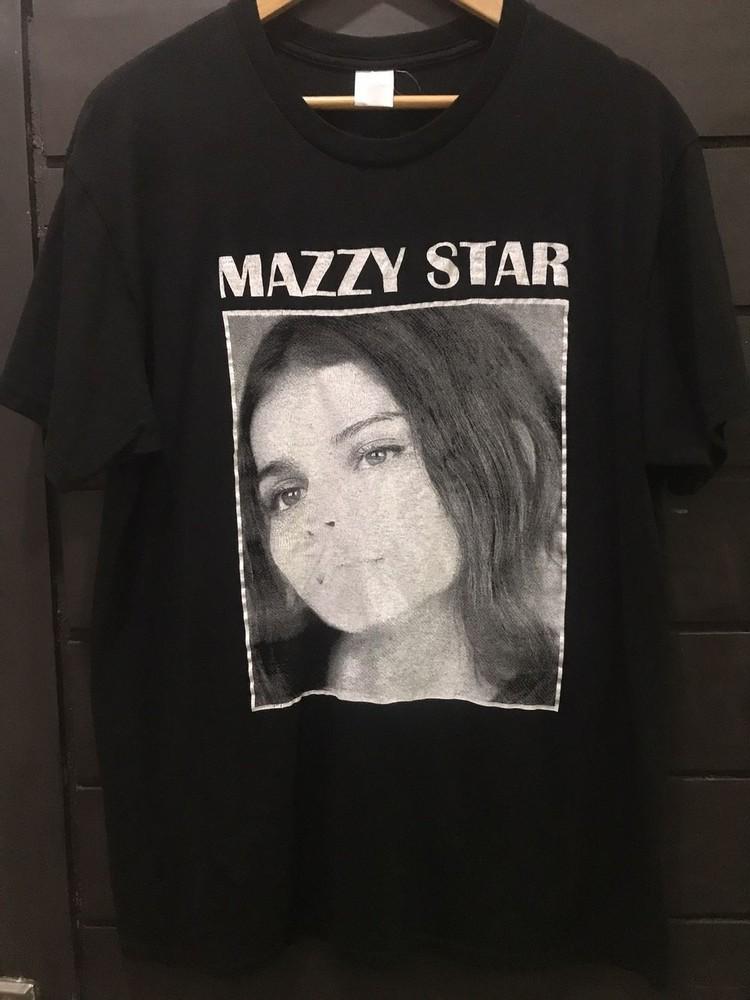 Mazzy Star Винтажная Черная Хлопковая Футболка Рок-Группы 90-х Унисекс S-5XL KH10432 Унисекс Футболка