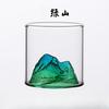 Художественный Гора. Стеклянный стакан Fuji для кофе, чая, виски и вина