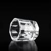 1PC Nail Art Tool Glassware Powder Container Octagon Cup Glass Cup Manicure Tools Crystal cup