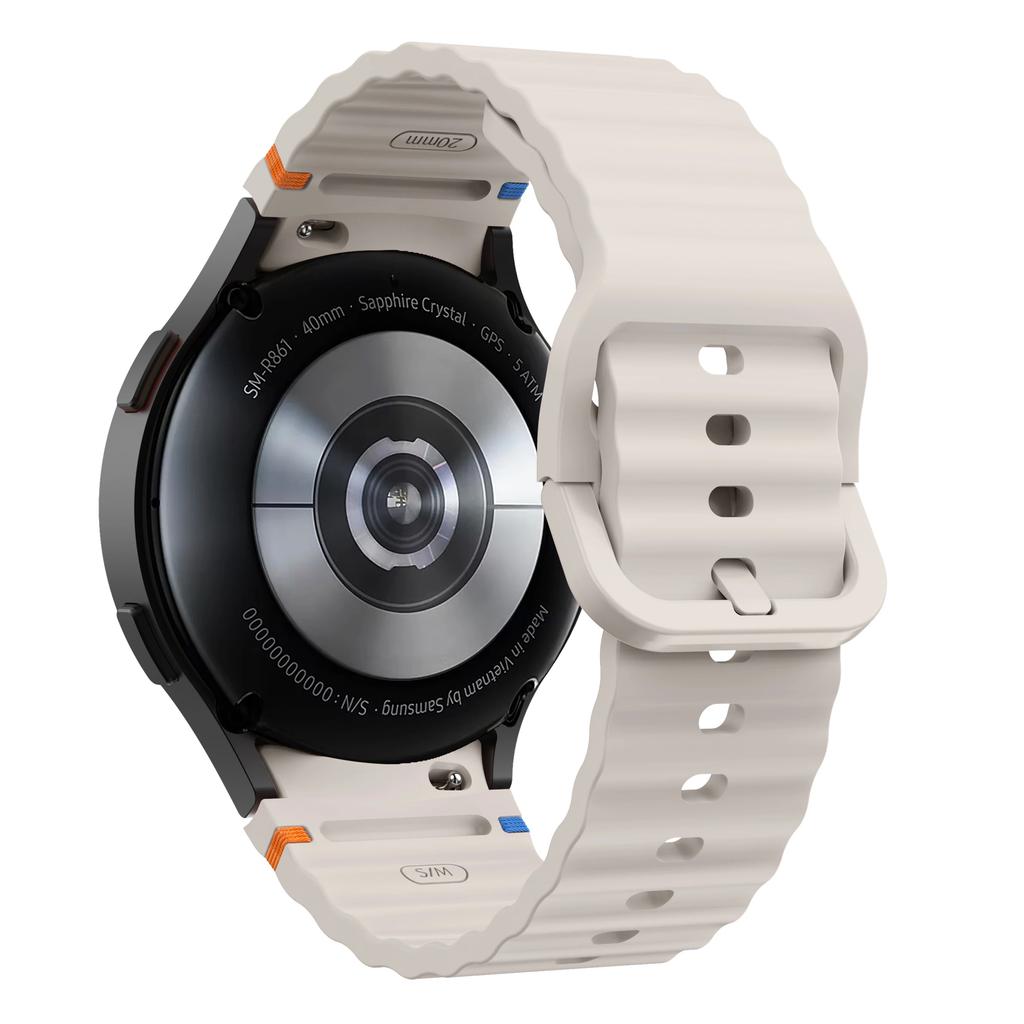 Силиконовый ремешок для Samsung Galaxy Watch 7 FE 6 4 Classic 5 pro 44 мм 40 мм 43 мм 47 мм 45 мм Браслет Galaxy Watch6 7 Ремешок
