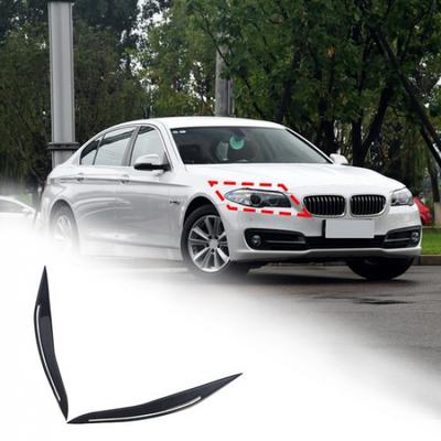 Глянцевая черная накладка на брови фар для BMW 5 серии F10 2014-17