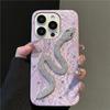 Новый 3D-узор в виде змеи со стразами, подходящий для iPhone16 15 14, чехол 16promax Luxury Personality 13pro Anti Drop 12, защитный чехол