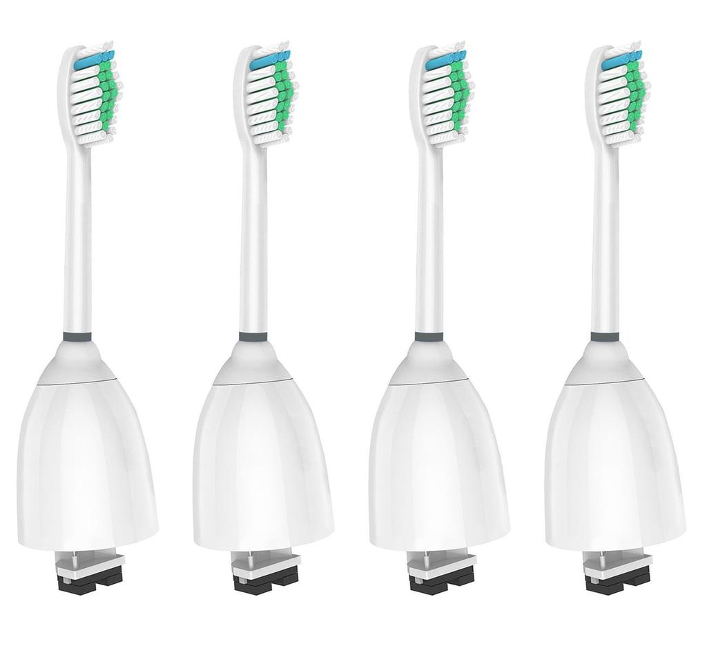 Сменные насадки WyFun для электрических зубных щеток Philips Sonicare Стандартные с e-Series - Размер, Колпачок, 4 шт. (HX7012/05)