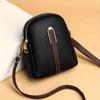 Chic Retro Crossbody Bag | Lightweight PU Leather | Adjustable Strap, Solid Design, Zip Security & Durable Polyester Lining