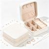 Simple Mini Jewelry Storage Box Travel Carry-on Jewelry Box Ring Necklace Earrings Dust-proof and Anti-oxidation Jewelry Box