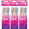 FEATHER Pianii L Face For Large Areas With Guard 3 Pieces X 3 Piece Set Japanese Razor Ladies Face Cheek Forehead 3 Pieces (x 3)