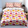 Colorful Floral Bedding Set Bedding Duvet Cover Set Duvet Cover Pillowcases (1 * Duvet Cover 2 * Pillowcases, without duvet insert)