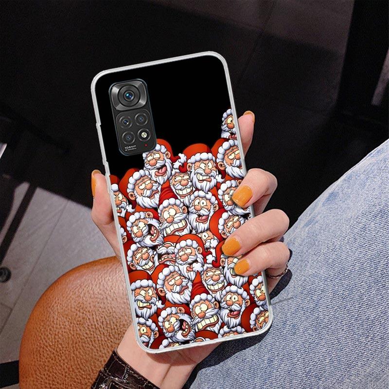 Christmas Santa Claus Present Phone Case For Xiaomi Redmi Note 15 14 13 12S 12 11 Pro Plus 14S 11S 11E 10 10S 11T 5G Personalize