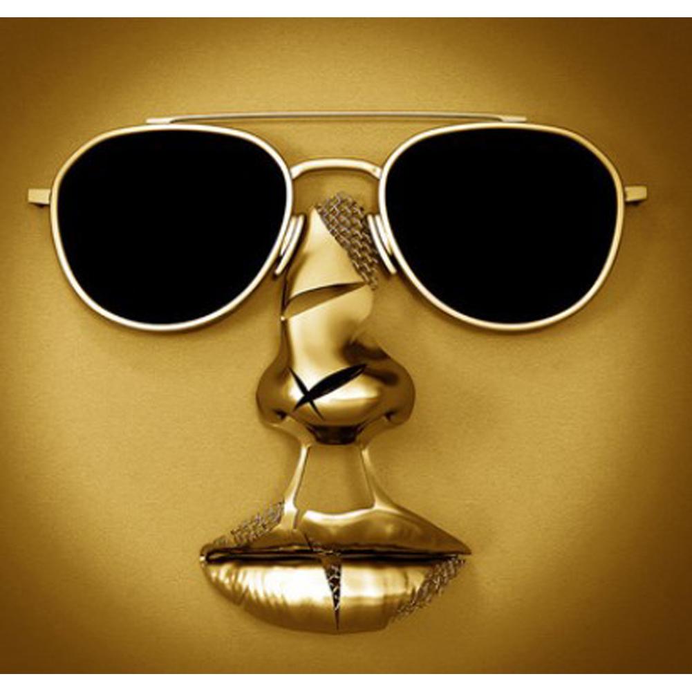 Абстрактная стальная проволока металлическая статуя скульптура пара подвесная картина высокое разрешение спрей печать холст картина ядро -1 пара