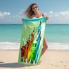 Beach Towel with Numberblocks3 Pattern - soft,absorbent,machine washable Lightweight&Modern,swimming,Travel Essentials