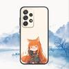 Аниме Чехол для телефона S-Spice and Wolf Для Samsung S25,S24,S21,S22,S23,S30,Ultra,S20,Plus,Fe,Lite,Note,10,9,5G Черный Чехол