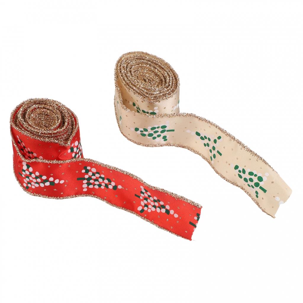 Привлекательная витрина для подарков Рождественские ленты Праздничные украшения