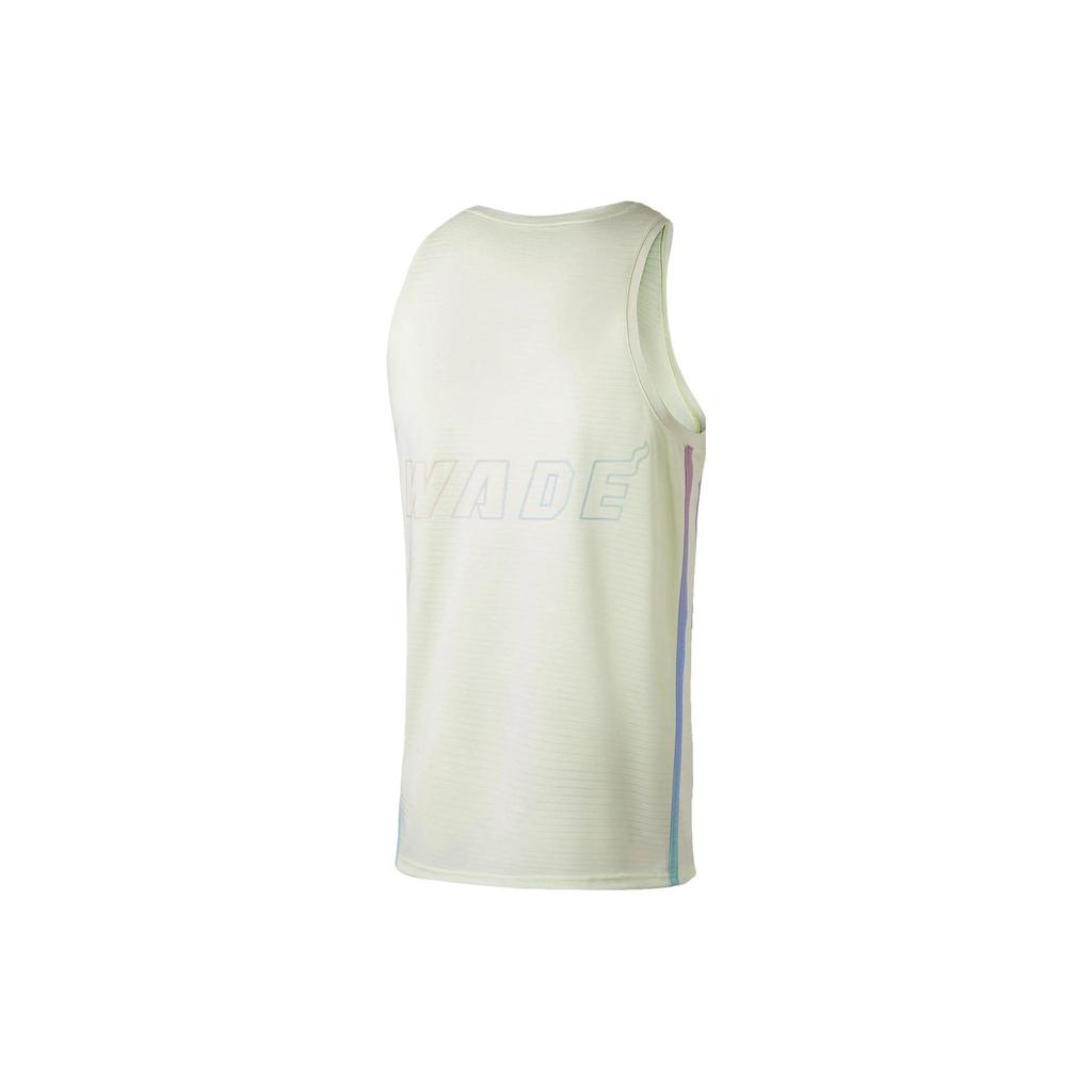 Мужские майки Li Ning Белые С круглым вырезом Умеренный Racerback AAYT013-3