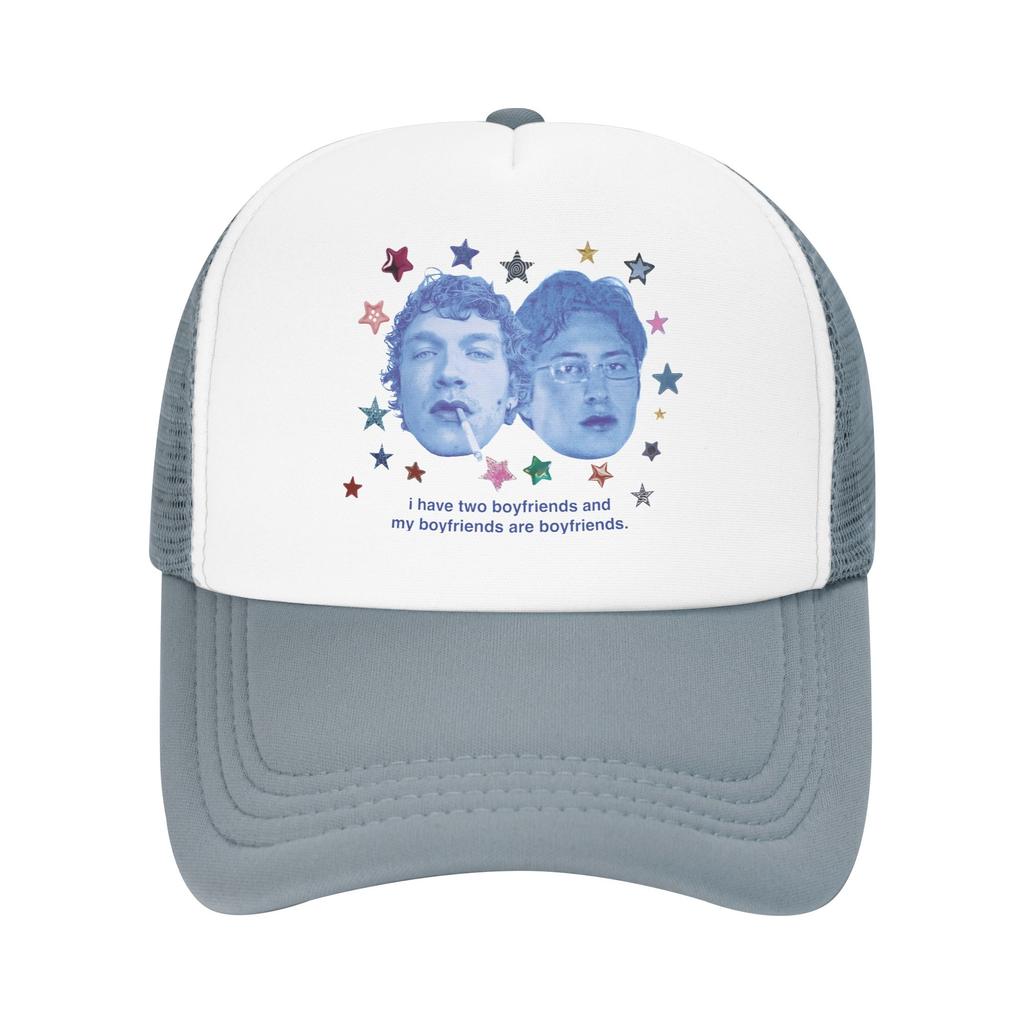 Heated Rivalry I have two boyfriends Ilya Rozanov Shane Hollander Trucker Caps Unisex Dad Hat Trucker Caps Mesh Baseball Cap