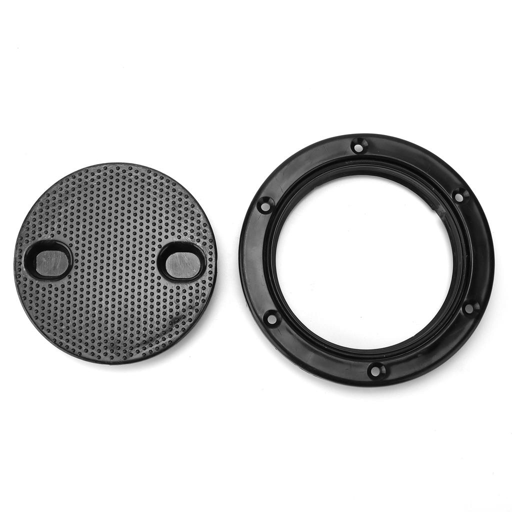 4in Round Deck Plate Access Inspection Hatch Cover UVResistant for Marine Yacht Fishing Boat RV
