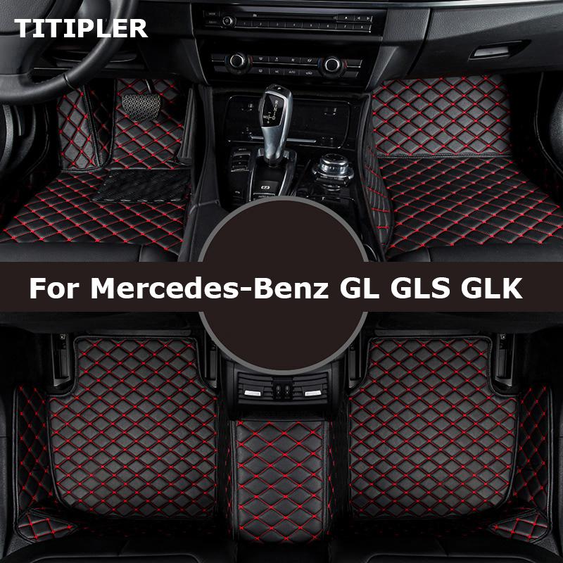 TITIPLER изготовленные на заказ автомобильные коврики для Mercedes-Benz GL GLS GLK Auto Foot Coche аксессуары