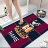 Custom Name Bantams Football Club Crest Carpet Rug Customizable Soft Washable Anti-Slip Home Living Room Sofa Mats Personalized Rug. 0909219