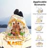 Capibala Style Personalized Text Blanket Cozy Customizable Blanket Soft & Cozy Suitable for Livingroom Bedding Sofa Nap Four Seasons Universal