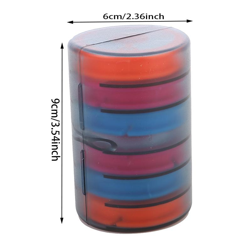 Creative Colorful Mainline Box Silicone Fishing Line Spools Mainline Box Double Rainbow Large Spools Box