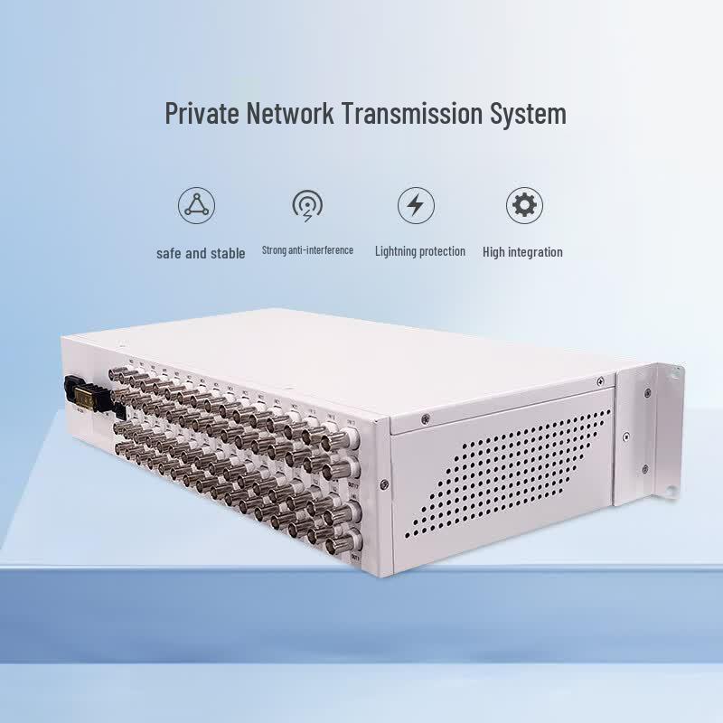 Оптический трансивер Guotong Weilai GT 960W-4KETH 32E1+4-портовый Gigabit PDH