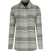Polo клетчатая свободная однобортная рубашка с длинным рукавом женские рубашки серые 211815409-001