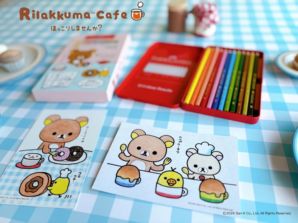 Rilakkuma Цветные 27131010 Карандаши Faber-Castell, Набор из 12 цветов,