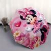 Disney Minnie Mouse, Pink Theme Themed automatic opening and closing folding umbrella, portable - durable, 8-rib umbrella frame, very suitab