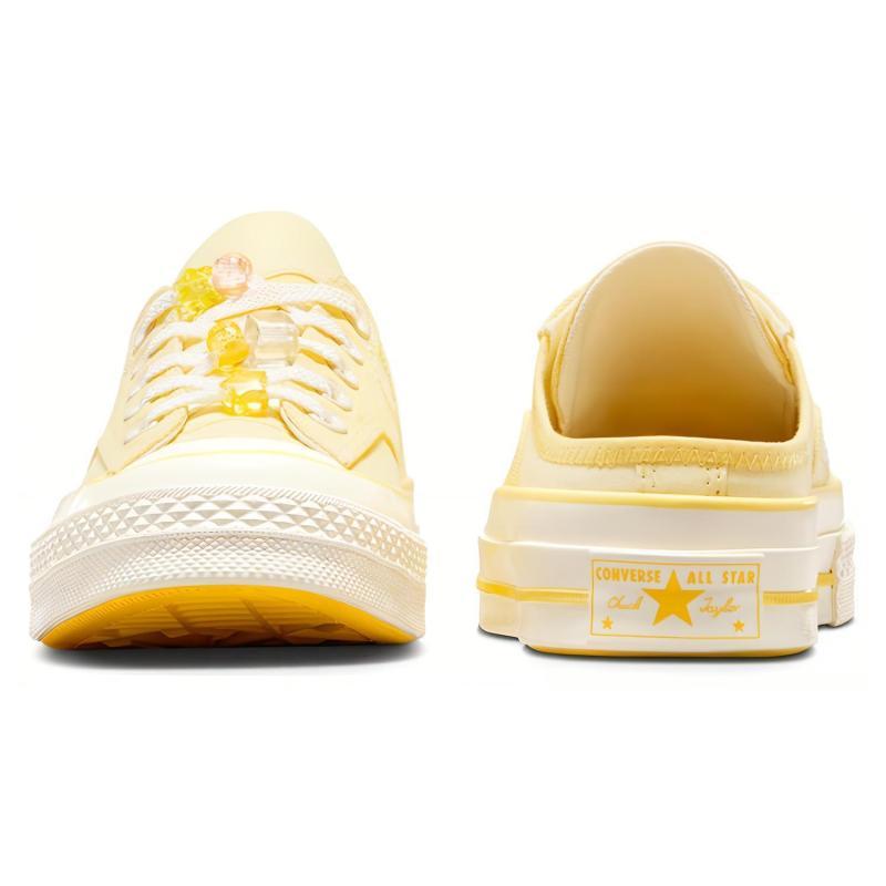 Converse Нескользящая амортизация Низкие кеды Женские Желтые