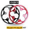Power Aluminum Zinc Zinc Alloy 50T 52T 54T 56T 58T 60T Narrow Wide 130BCD Chainwheel Chainring Plate Crankset