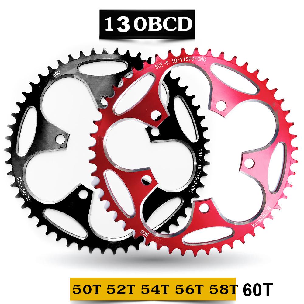 bike Climbing Power CNC Aluminum Zinc Zinc Alloy Narrow Wide 130BCD Crankset Chainring Plate Chainwheel