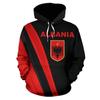 Albanian Flag Graphic Hoodies For Men 3D Printing Casual Long Sleeve Pullover Sweatshirts Men Women Tracksuit Jacket Sportswear