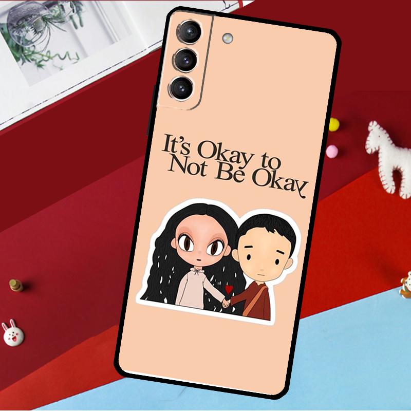Корейская дорама «Всё в порядке, если ты не в порядке» Чехол для Samsung Galaxy S25 S23 S22 S20 S24 Ultra S9 S10 Plus S21 FE S25 FE Чехол для телефона