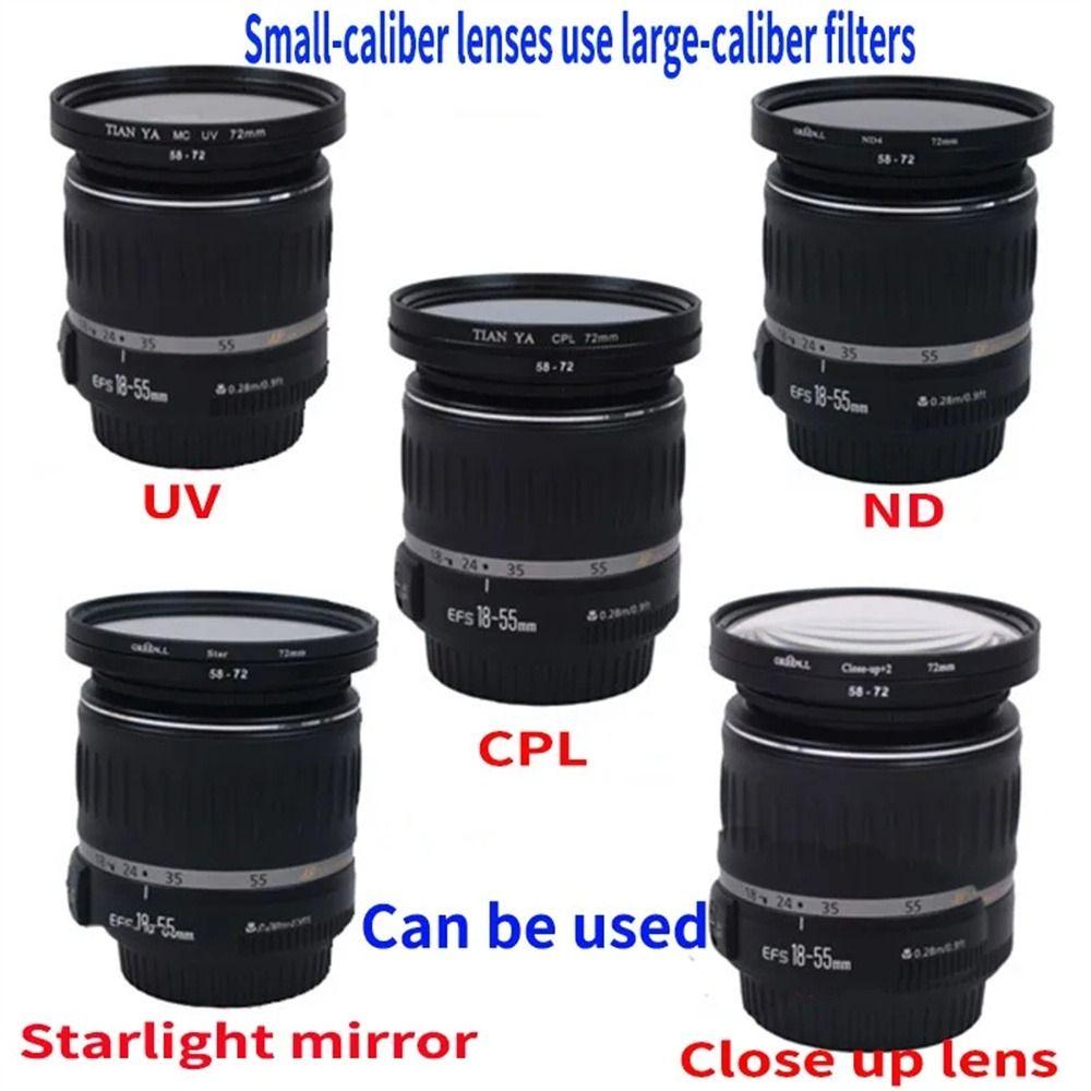 67mm - 82mm Step Up Rings Lens Hood Lens Adapter Filter Universal Camera Ring Adapter DSLR Camera