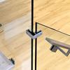 Stainless Steel Glass Clamp Clip 90 Degree Heavy Duty Glass Clip  For Railing