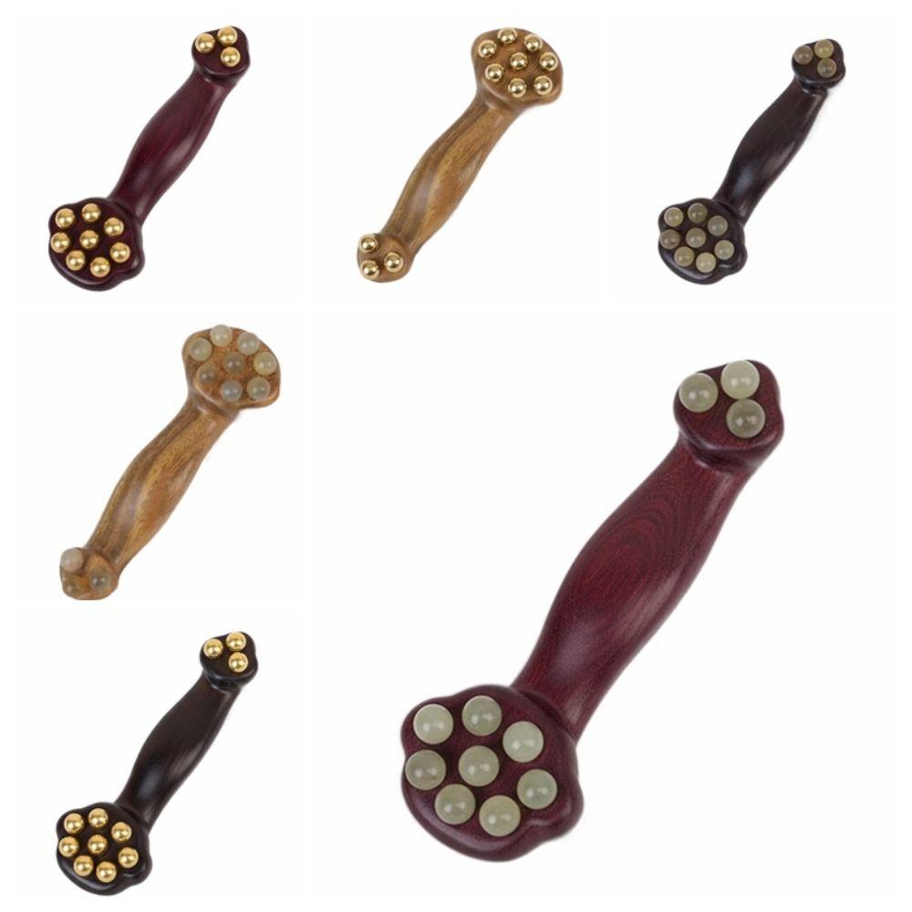 Copper Beads Guasha Face Massager Tool Antistatic Face Manual Massager Facial Massage