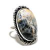 Dendrite Opal Gemstone Handmade 925 Sterling Silver Jewelry Ring Size 8 SU-10603