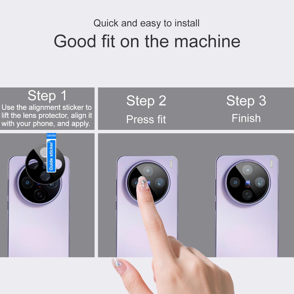 Для Vivo X200s 5G Glass IMAK High Definition Integrated Glass Lens Film