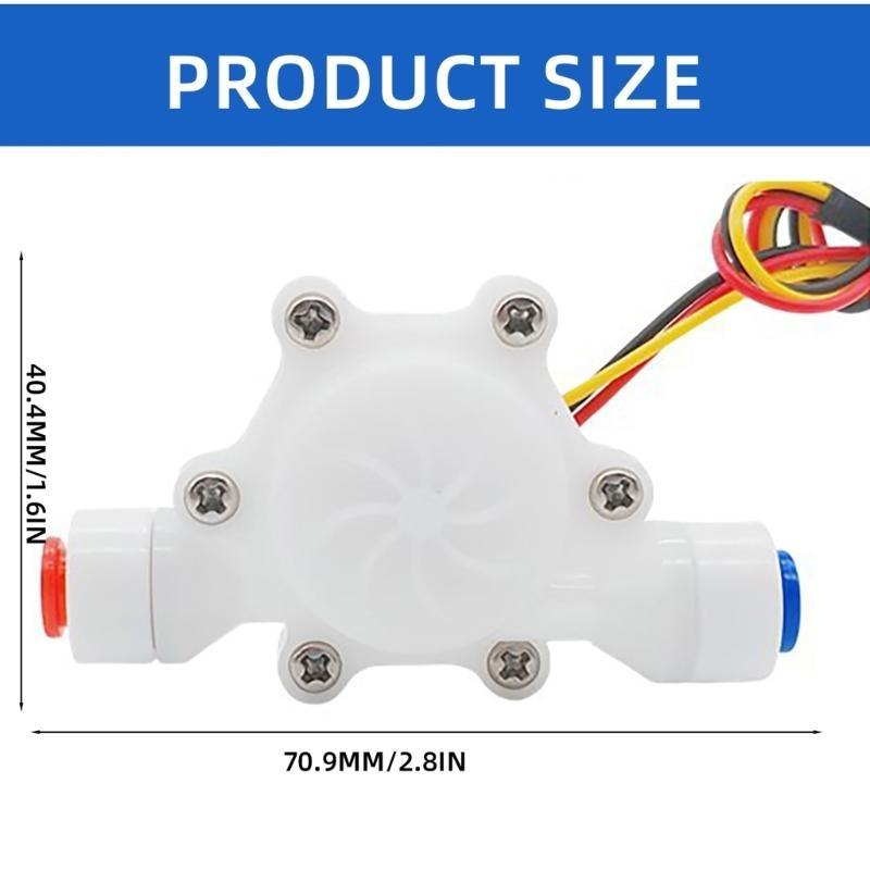 Счетчик воды 0,25-2,5 л/мин для диспенсера воды, датчики Холла D0JA