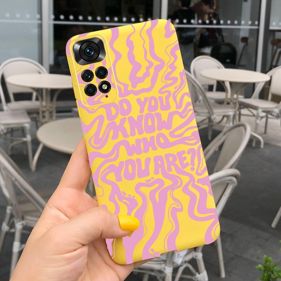 Чехол для Xiaomi Redmi Note 11 Pro Чехол Redmi Note 11 11S 4G Милый Узор Гелевый Силиконовый Мягкий Чехол Обложка Для Redmi Note11 S 11 Pro