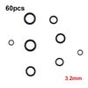 4.4mm 5.3mm Metal Carp Fishing O Ring Terminal End Tackle Accessory Tippet Rig Ring Flat Round Matt